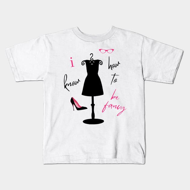 milan fashion week boss girl mind Kids T-Shirt by chandelier2137